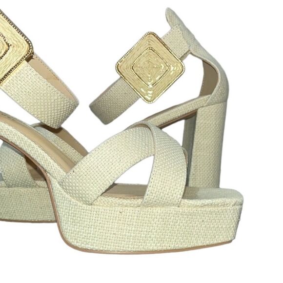 FTF Ankle Strap Wide-Width Block Heels - Picture 9 of 14